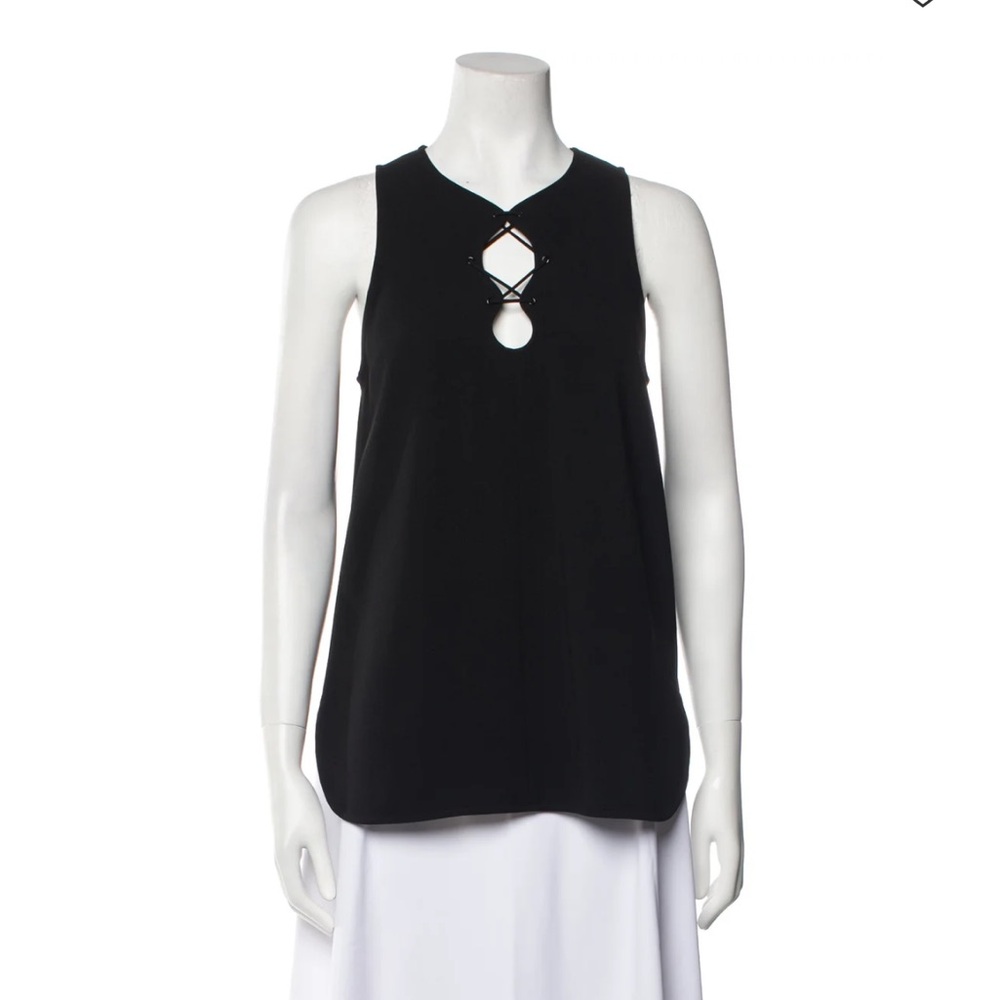 Alexander wang black sleeveless top